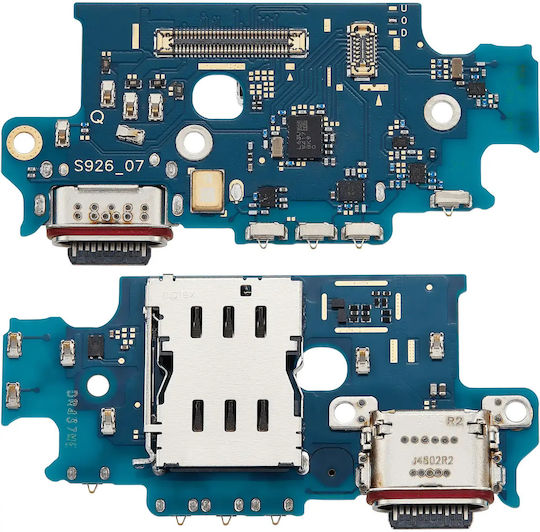 Charging Port Board Sim Card Reader Samsung Galaxy S24 Plus 5g S9260 Dual Card Version Premium