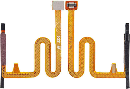 Fingerabdruck Leser Flexkabel Samsung Galaxy A14 A145b 2023 Dunkelrotes