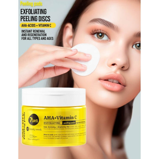 7days Șervețele Peeling pentru față 50 bucăți