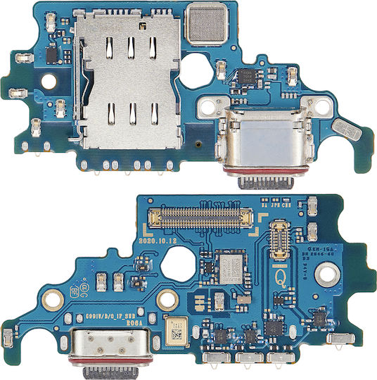 Charging Port Board Sim Card Reader Samsung Galaxy S21 5g G9910 Asia Version Premium