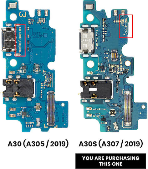 Платка за порт за зареждане Samsung Galaxy A30s A307 2019 Premium