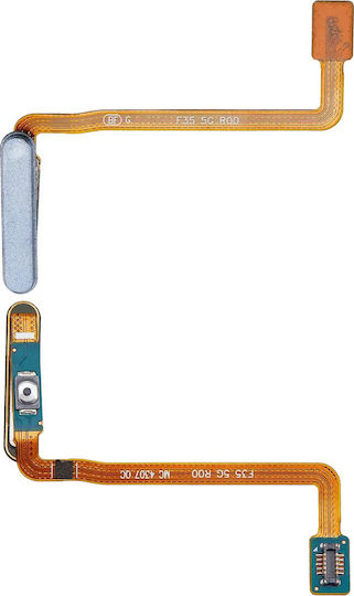 Гъвкав кабел за четец на пръстови отпечатъци Samsung Galaxy A25 5g A256 2023 Premium Optimistic Син
