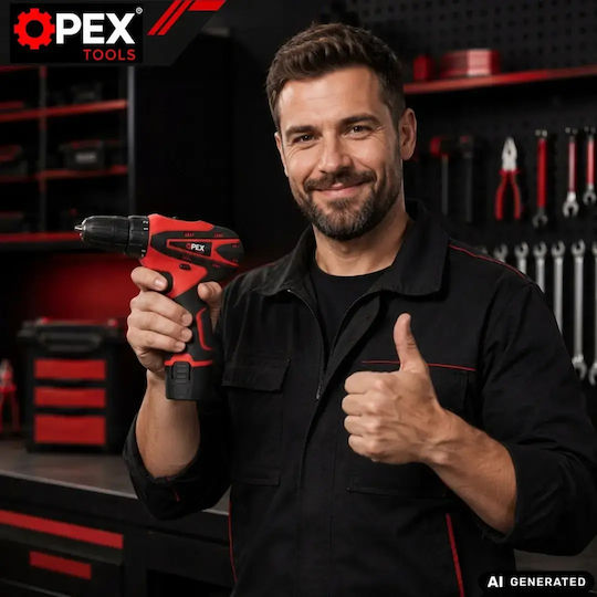 Opex Tools OPX28032 Δραπανοκατσάβιδο Μπαταρίας Brushless 12V 2x2Ah
