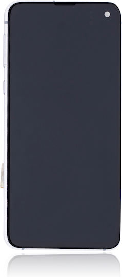 Oled Assembly Frame Samsung Galaxy S10e Service Pack Prism White