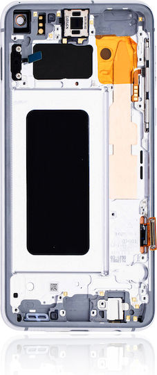 Oled Assembly Frame Samsung Galaxy S10e Service Pack Prism White