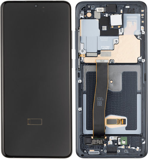OLED Асембли Рамка Samsung Galaxy S20 Ultra 5G Aftermarket Plus Космически Черен