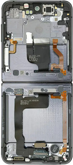 Inner Oled Assembly Frame Samsung Galaxy Z Flip 4 5g Us & International Service Pack Graphite