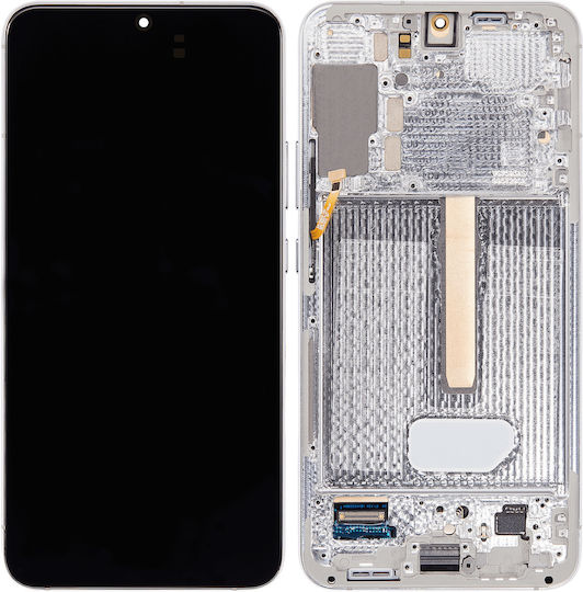 Oled Assembly Frame Samsung Galaxy S22 Plus 5g Service Pack White