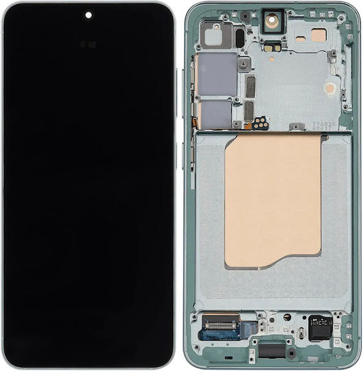 Oled Montage Rahmen Samsung Galaxy S25 5G Unser & Internationaler Service Pack Minz