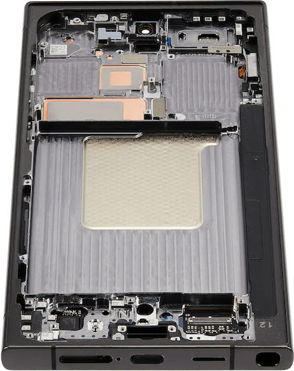 OLED модул с рамка Samsung Galaxy S24 Ultra US & International Version Aftermarket Plus 120Hz Titanium Black