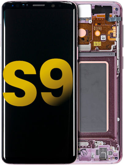 Oled Asamblare cu ramă Samsung Galaxy S9 Service Pack Violet Liliac