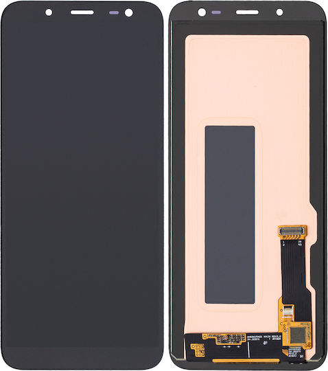 Oled Asamblare Fără Ramă Samsung Galaxy J6 On6 J600 2018 Aftermarket Plus Negru