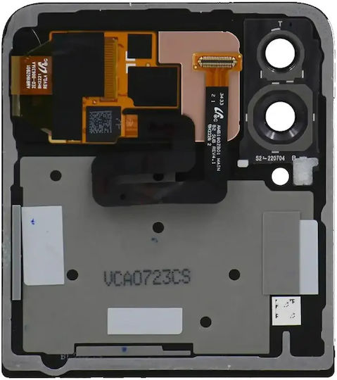 Outer Oled Assembly Samsung Galaxy Z Flip 4 5g Service Pack Gold