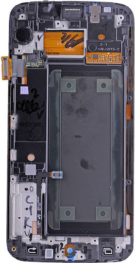 Oled Assembly Frame Samsung Galaxy S6 Edge Cdma Verizon Sprint Service Pack Gold