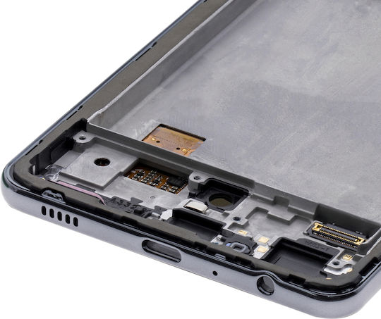 OLED модул с рамка Samsung Galaxy A72 A725 2021 Service Pack Черен