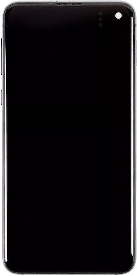 OLED Ersatzbildschirm für Samsung Galaxy S10e mit Rahmen Flamingo Rosa
