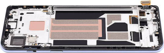 Asamblare OLED cu ramă OnePlus Nord 2 5G aftermarket Plus Gri Sierra