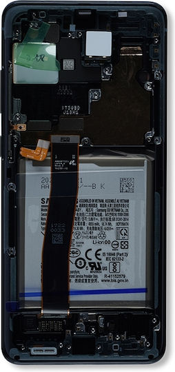 Oled Assembly Frame Samsung Galaxy S20 Ultra 5g Service Pack Cosmic Black