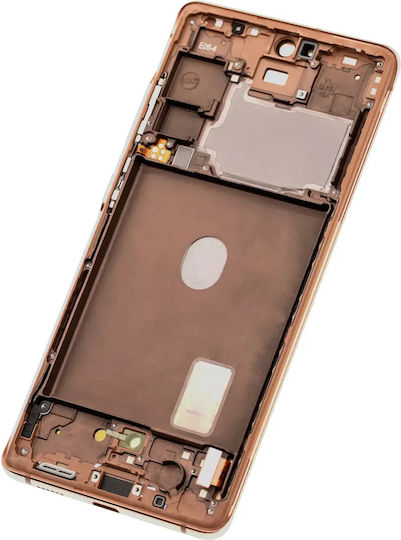 Oled Assembly Frame Samsung Galaxy S20 Fe 4g 5g Service Pack Cloud Orange