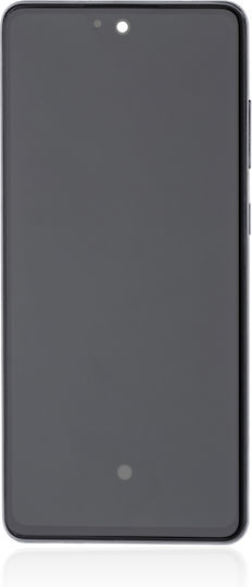 OLED модул с рамка Samsung Galaxy A72 A725 2021 Service Pack Черен