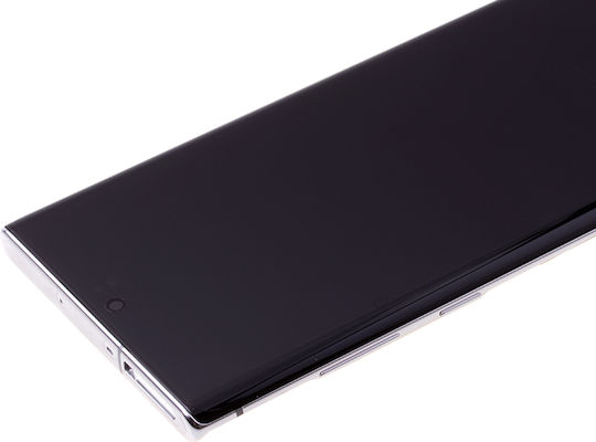 Oled Montage Rahmen Samsung Galaxy Note 10+ 5G Service Pack Aura Glow Silber