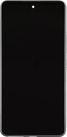Ansamblu OLED cu ramă Samsung Galaxy A53 5g A536 2022 6.36" Aftermarket Plus Alb