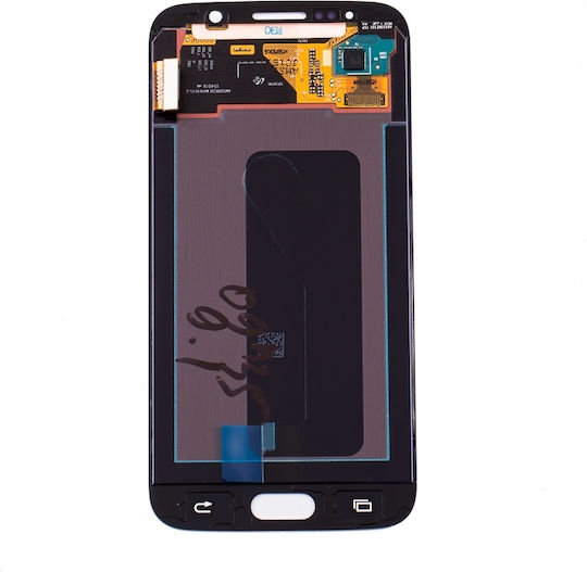 Oled Assembly Without Frame Samsung Galaxy S6 Service Pack White Pearl
