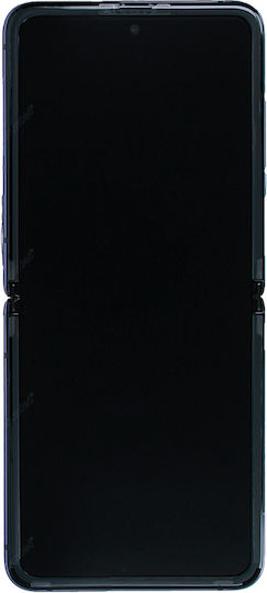 Вътрешен OLED модул с рамка Samsung Galaxy Z Flip 5g F707 Service Pack Огледално Лилав