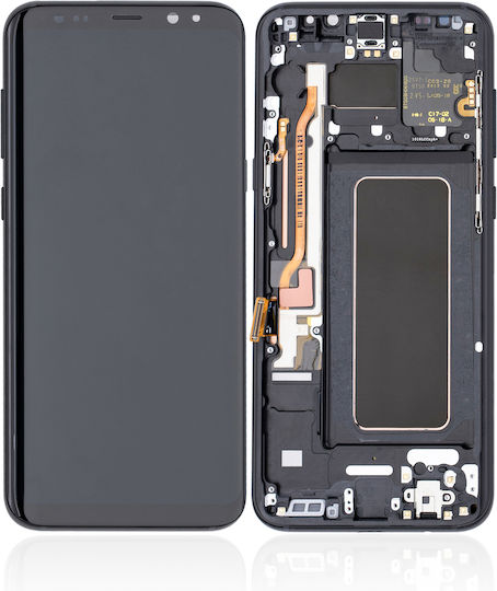 Oled Assembly Frame Samsung Galaxy S8 Plus Aftermarket Plus Midnight Black