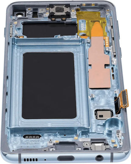 OLED модул рамка Samsung Galaxy S10 aftermarket Plus Prism син