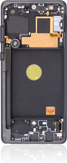 Oled Assembly Frame Samsung Galaxy Note 10 Lite Service Pack Aura Black