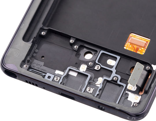 Oled Assembly Frame Samsung Galaxy Note 10 Lite Service Pack Aura Black