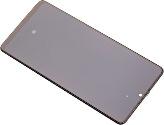 OLED Ersatzbildschirm mit Rahmen Samsung Galaxy A42 5G A426 2020 Service Pack Prism Dot Schwarz