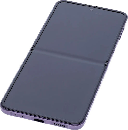 Inner OLED Rahmen Samsung Galaxy Z Flip 3 5G US & International Service Pack Lavendel