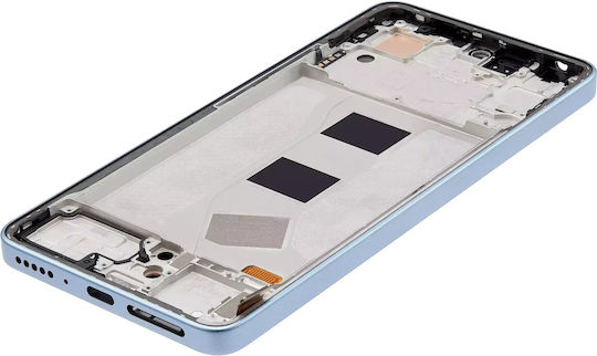 Ansamblu LCD cu ramă Xiaomi Redmi Note 13 4G Aftermarket Incell Albastru Gheață