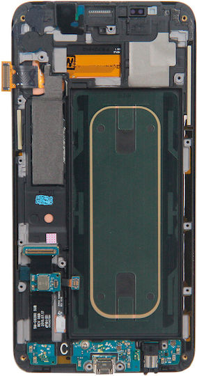 Lcd Assembly Frame Samsung Galaxy S6 Edge Plus Service Pack Verizon Black Sapphire