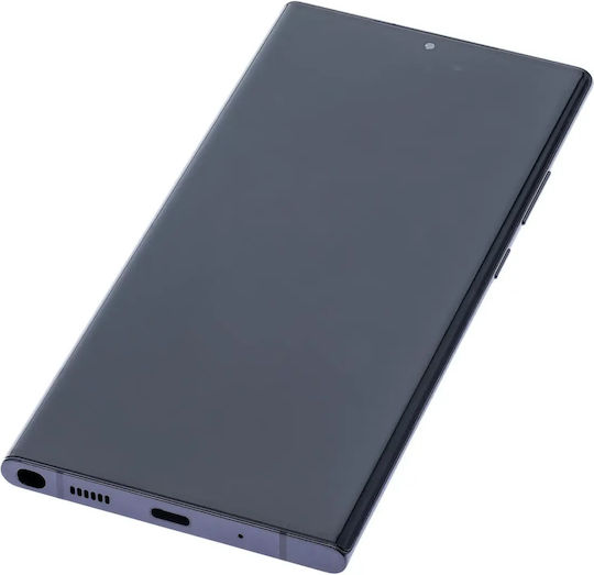 OLED модул с рамка Samsung Galaxy Note 20 Ultra 5g Service Pack Mystic Black