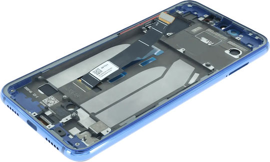 OLED Ersatzbildschirm mit Rahmen Xiaomi Mi 9 Se Service Pack Blau