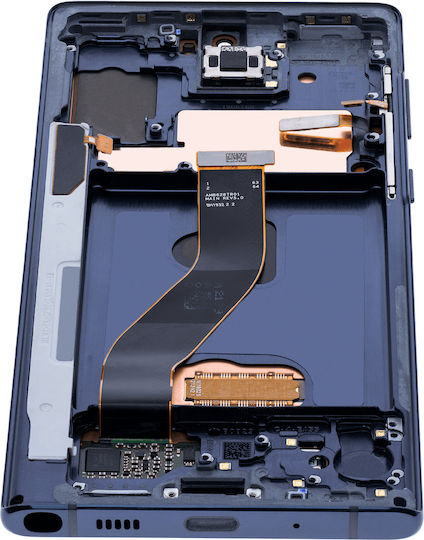 Oled Assembly Frame Samsung Galaxy Note 10 Aftermarket Plus Aura Glow Silver