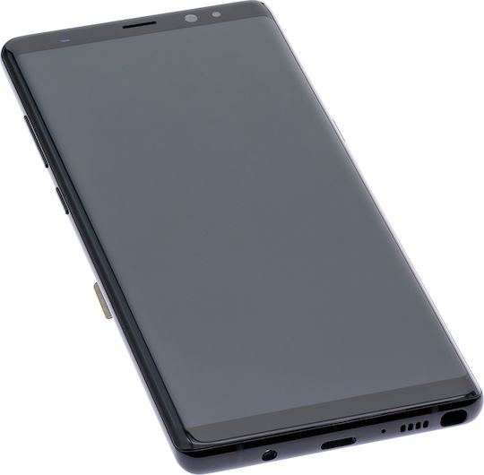 Oled Assembly cu ramă Samsung Galaxy Note 8 Service Pack Negru Midnight