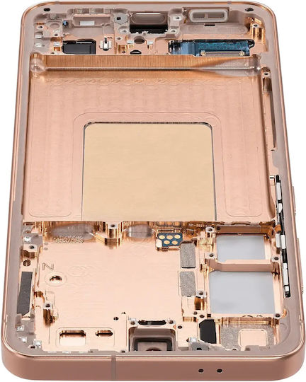 Oled Assembly Frame Samsung Galaxy S24 5g Us & International Version Service Pack Sandstone Orange