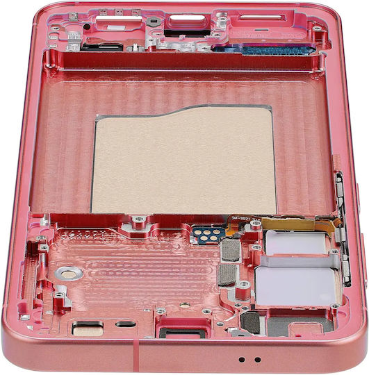 Oled Assembly Rahmen Samsung Galaxy S25 5G Us & International Aftermarket Plus Korallenrot