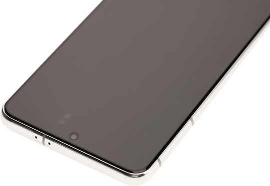 Asamblare OLED cu ramă Samsung Galaxy S21 5g Aftermarket Plus Alb Fantomă