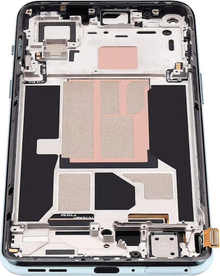 Oled Assembly Frame Oneplus Nord 2 5g Aftermarket Plus Blue Haze