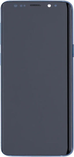 OLED ansamblu cu ramă Samsung Galaxy S9 aftermarket Plus albastru coral