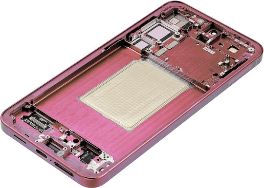 OLED Montage Rahmen Samsung Galaxy S25 Plus 5G US & Internationale Version Aftermarket Plus Korallenrot