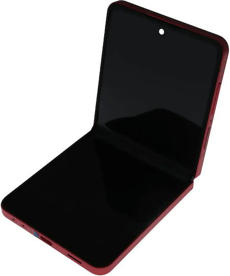 Inner Oled Assembly Frame Samsung Galaxy Z Flip 7 5g Us & International Service Pack Coral Red