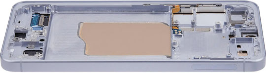 Oled Asamblare Cu Ramă Samsung Galaxy S25 5g US și Internațional Aftermarket Plus Albastru Gheață
