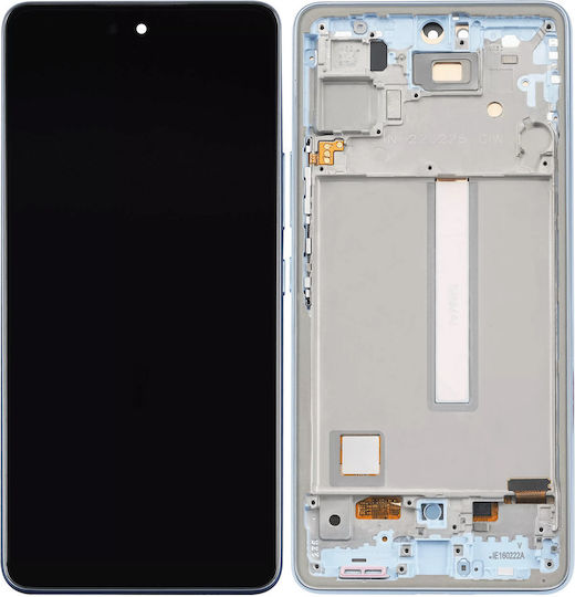 Oled Assembly Frame Samsung Galaxy A53 5g A536 2022 6.36" Aftermarket Plus Blue