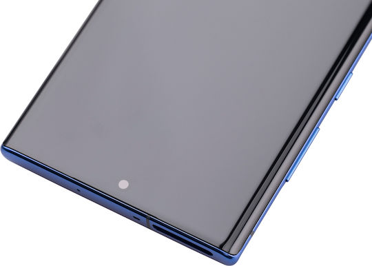 OLED Асембли Рамка Samsung Galaxy Note 10 Plus 5G Aftermarket Plus Син